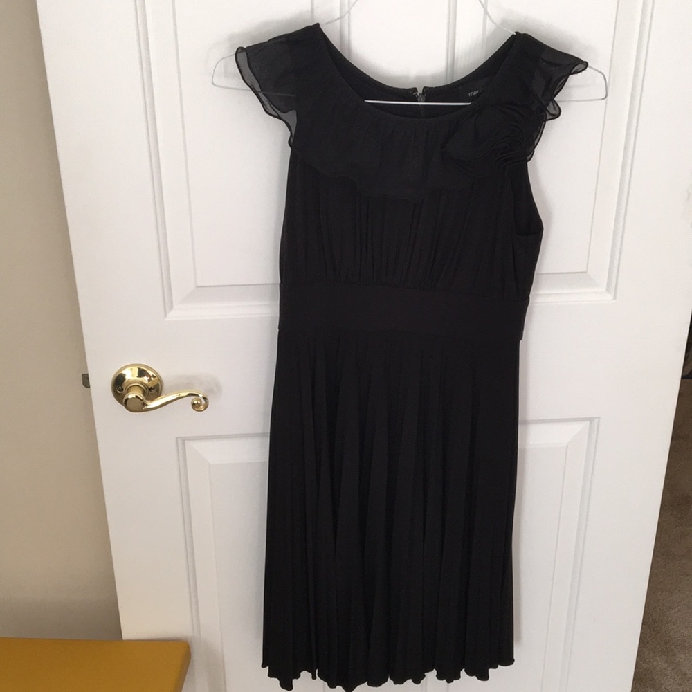 Beautiful black pleated dress